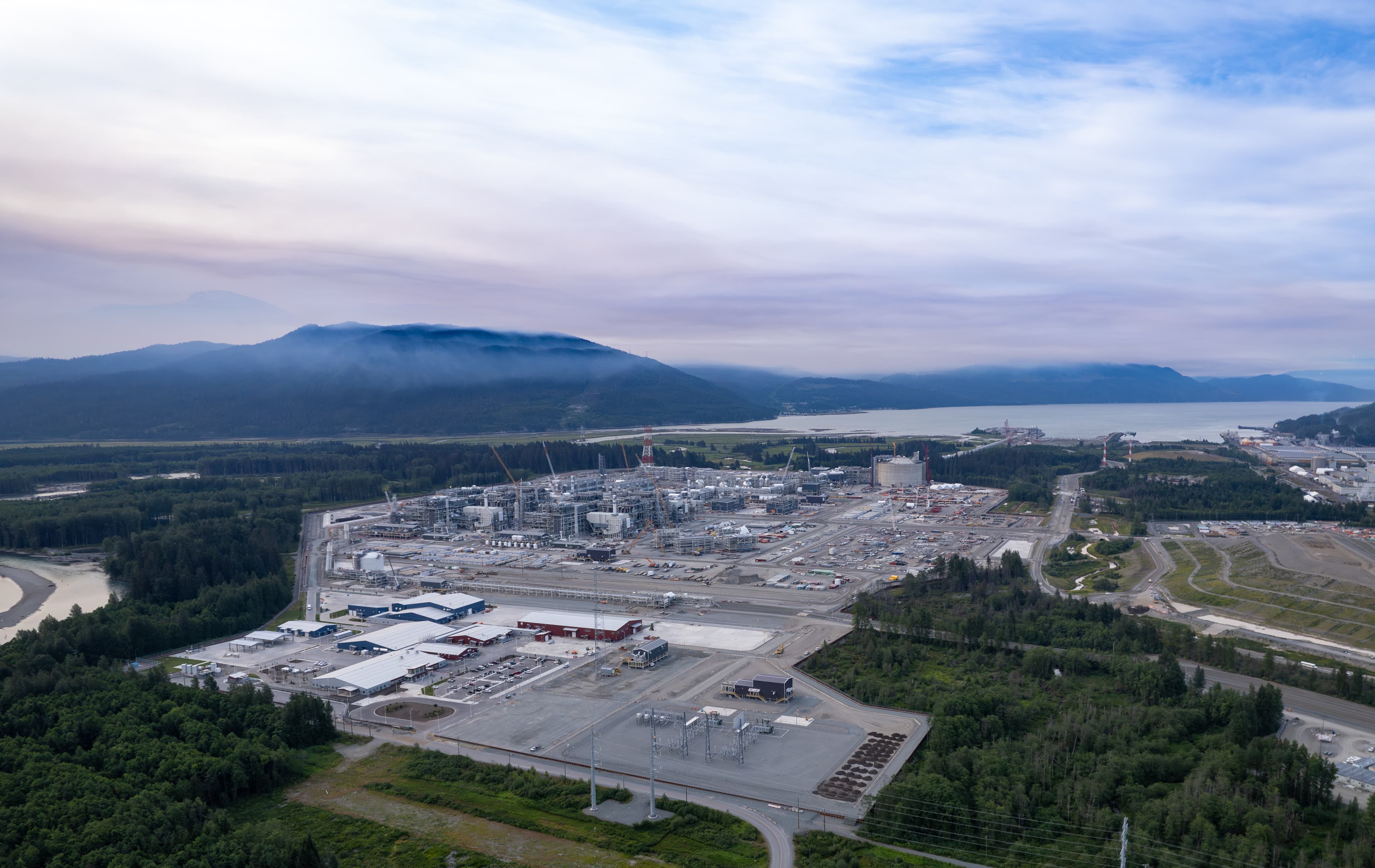 Aerial view of site