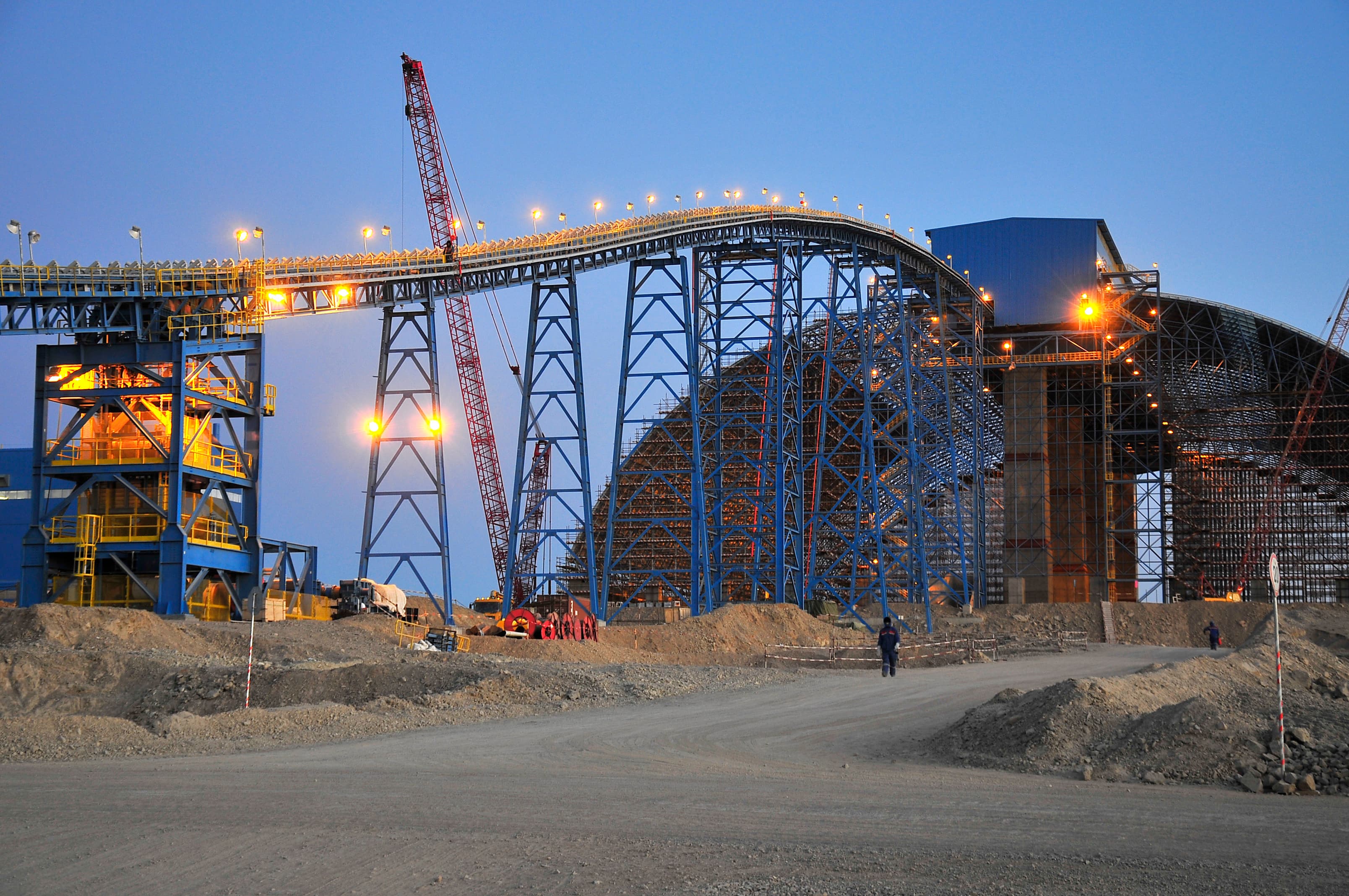 Ivanhoe Mines Oyu Tolgoi Copper Mine Construction