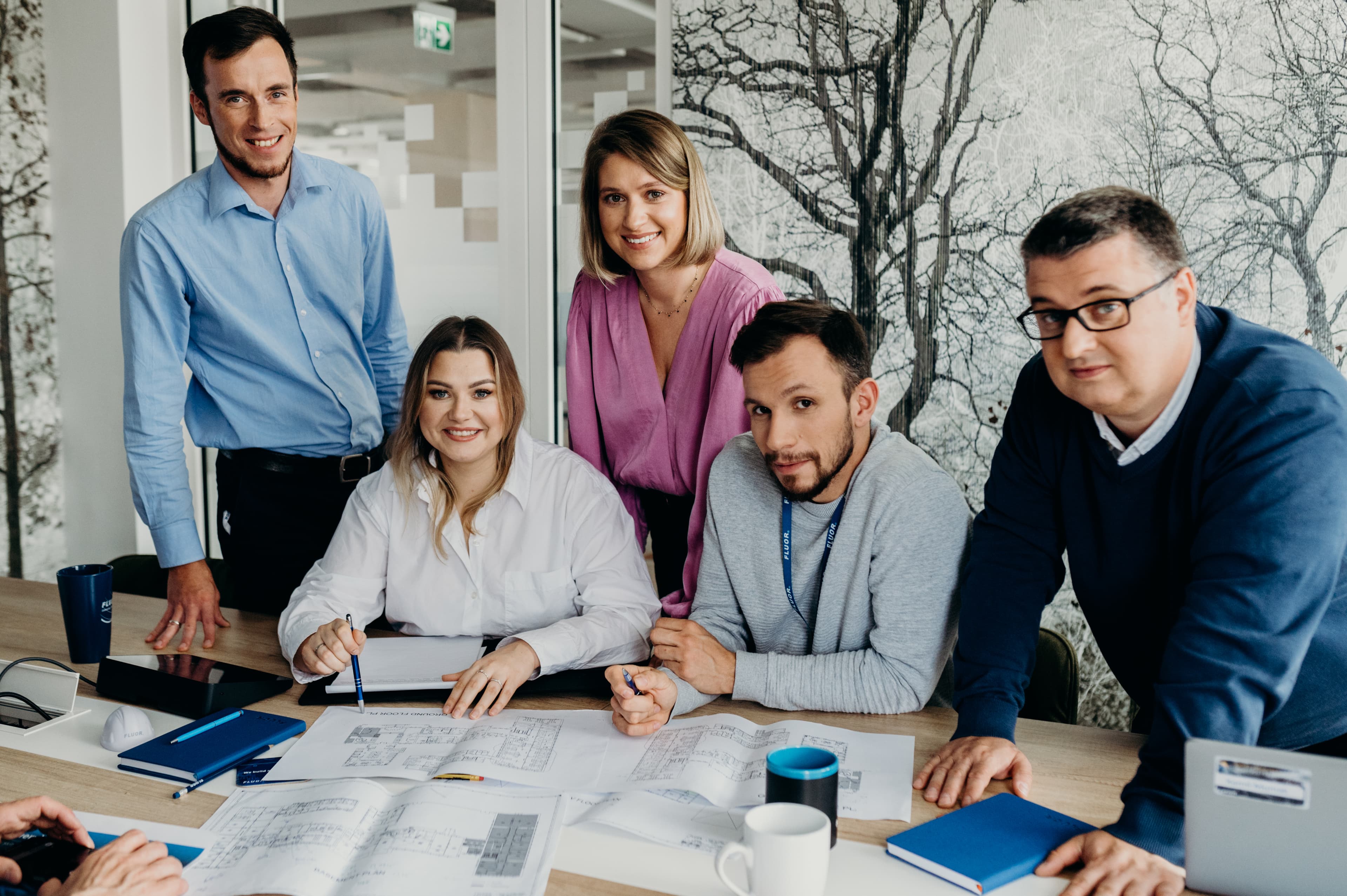 Group of Fluor employees in Poland