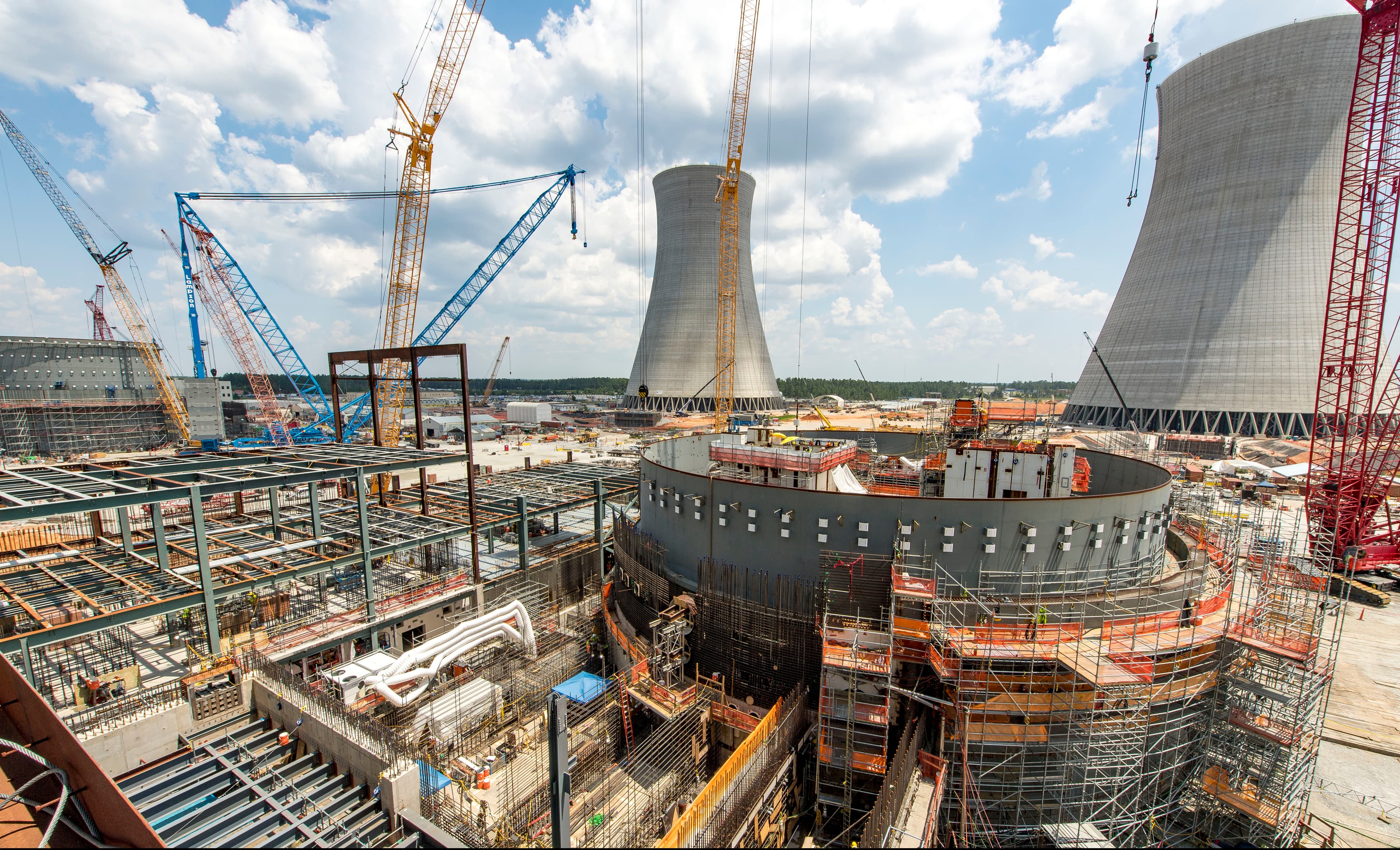Construction on nuclear project site